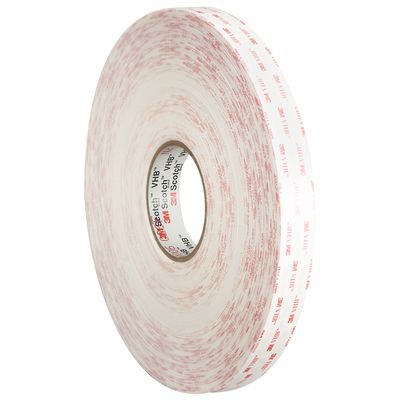 1" x 5 yds. White 3M™ 4950 VHB™ Tape