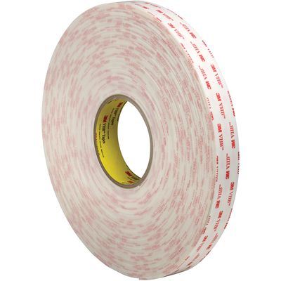 1" x 5 yds. White 3M™ 4955 VHB™ Tape