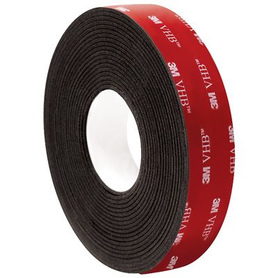 1" x 5 yds. Black 3M™ 5962 VHB™ Tape