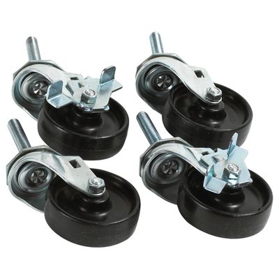 Caster Set for Carton Stands. Set of 4.