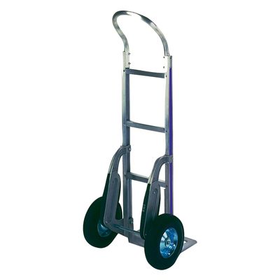 Aluminum Hand Truck - Semi-Pneumatic Wheels